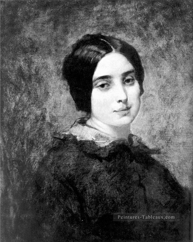 Portrait de Zelie Courbet figure peintre Thomas Couture Peintures à l'huile